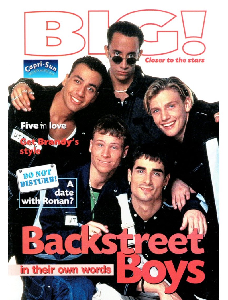 Big! Magazine Mini - 1990s Backstreet Boys Big! Magazine Mini - 1990s Backstreet Boys