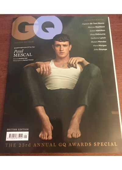GQ Magazine 2021 01/21 Paul Mescal