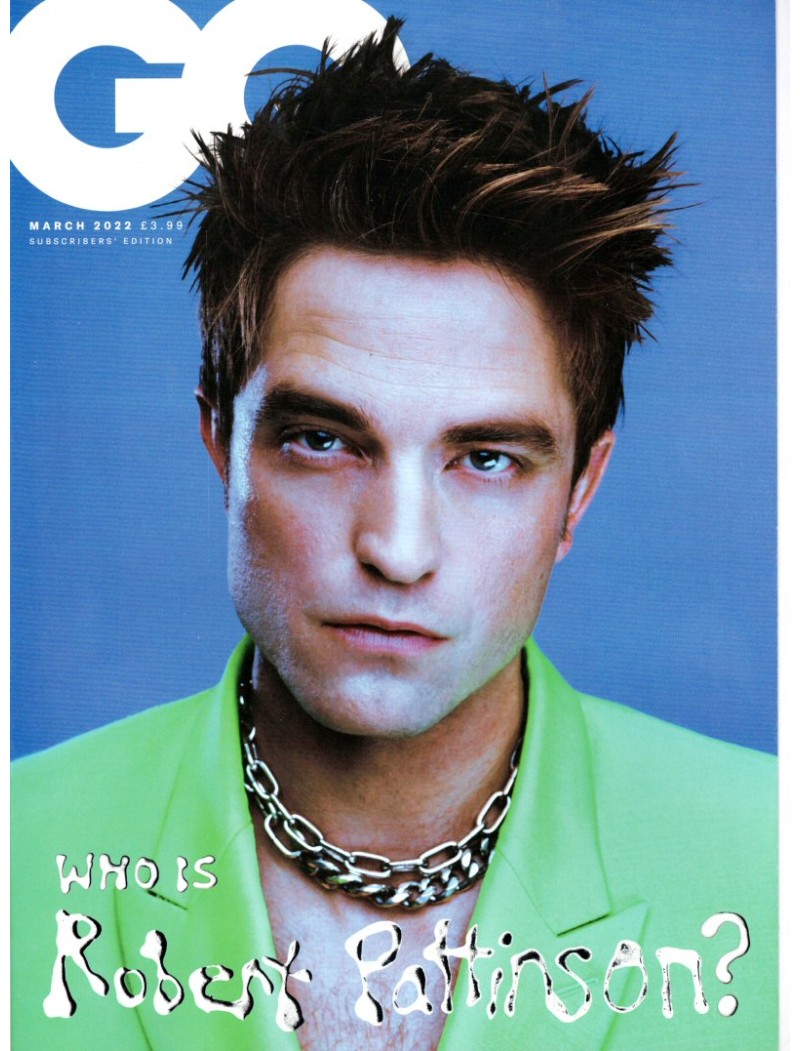 GQ Magazine 2022 March 2022 Robert Pattinson Cover 1 (Subscriber)