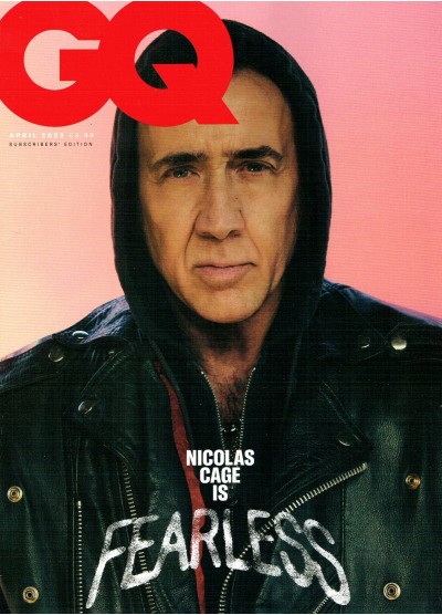 GQ Magazine 2022 April 2022 Nicolas Cage