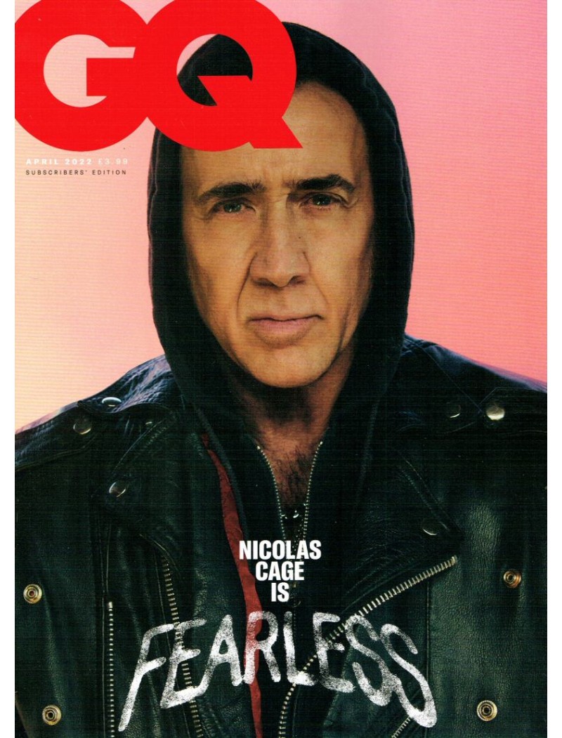 GQ Magazine 2022 April 2022 Nicolas Cage