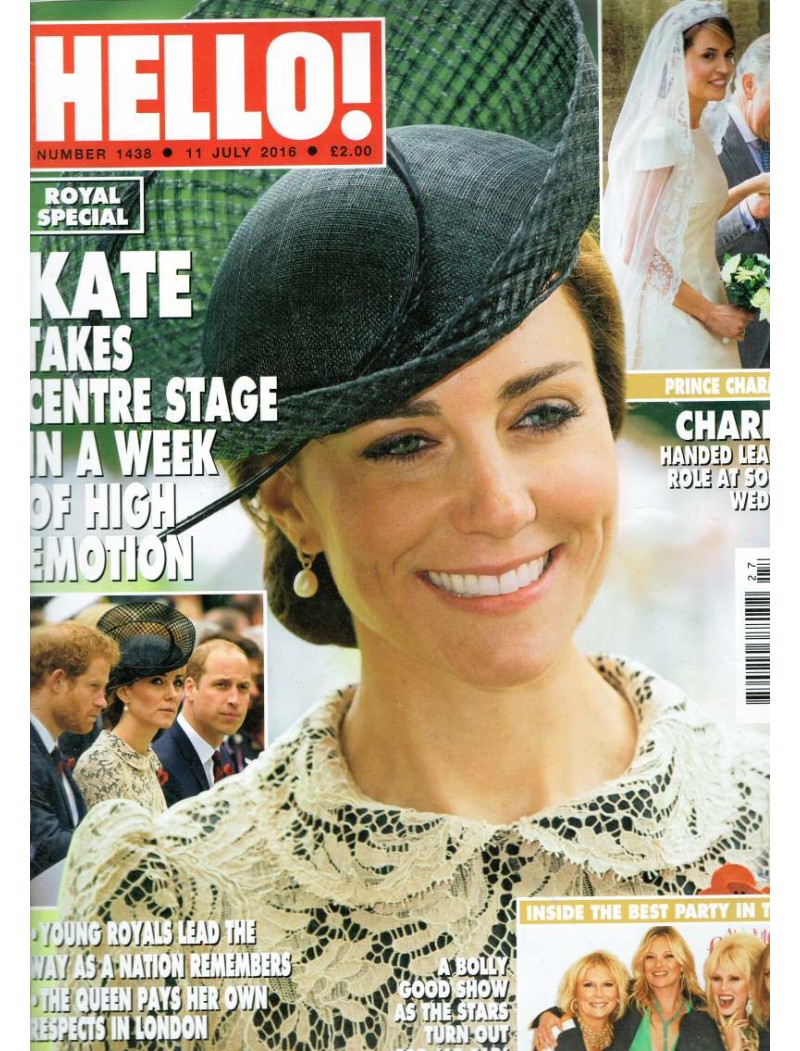 Hello Magazine 1438 11th July 2016 Hello Magazine 1438 11th July 2016