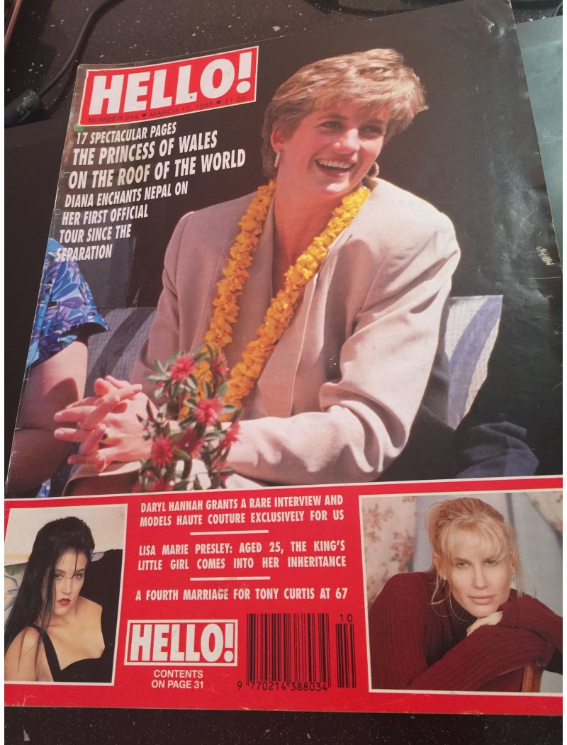 Hello Magazine Issue 244 13th March 1993