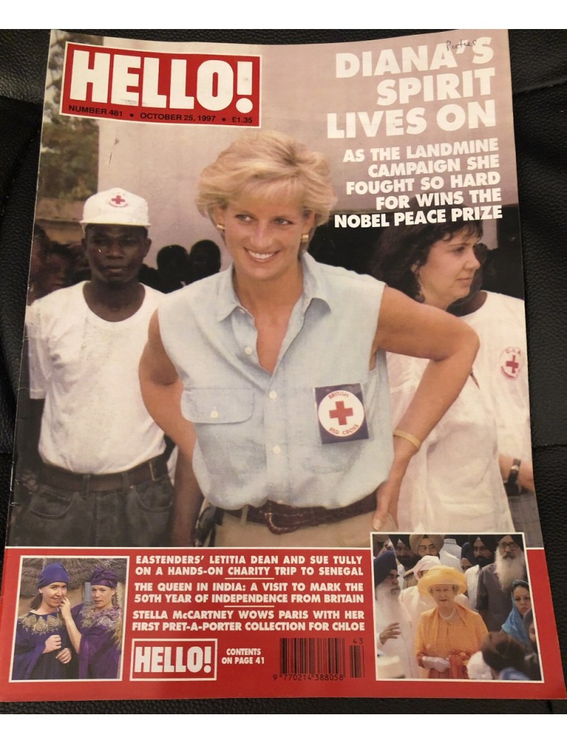 Hello Magazine Issue 481 25th October 1997