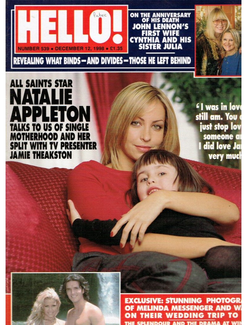Hello Magazine Issue 539 12th December 1998