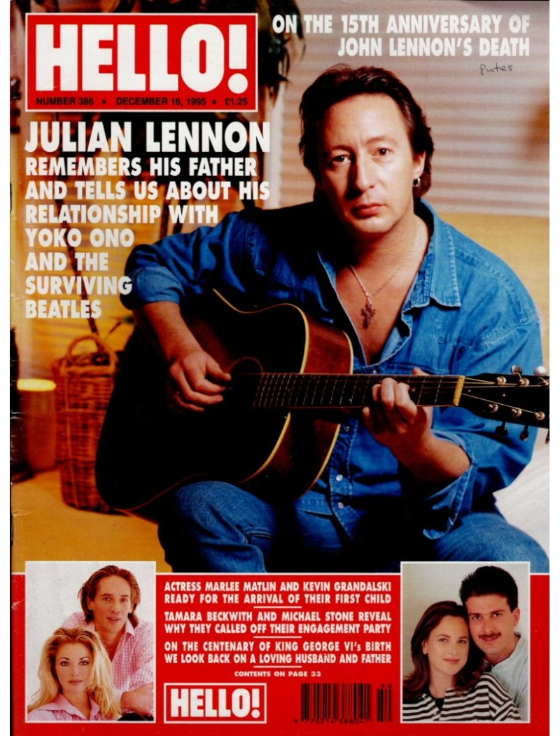 Hello Magazine Issue 386 16th December 1995 Hello Magazine Issue 386 16th December 1995