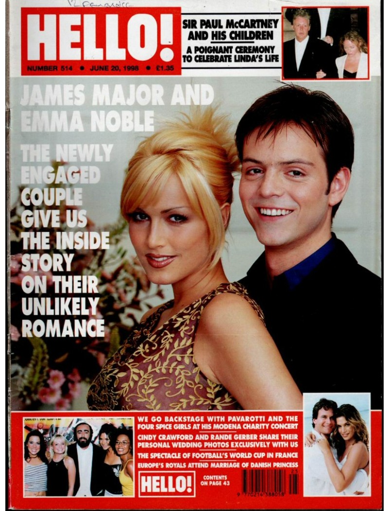 Hello Magazine Issue 514 20th June 1998