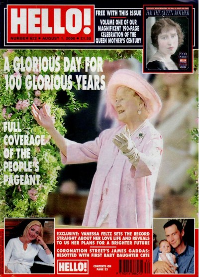 Hello Magazine Issue 622 1st August 2000