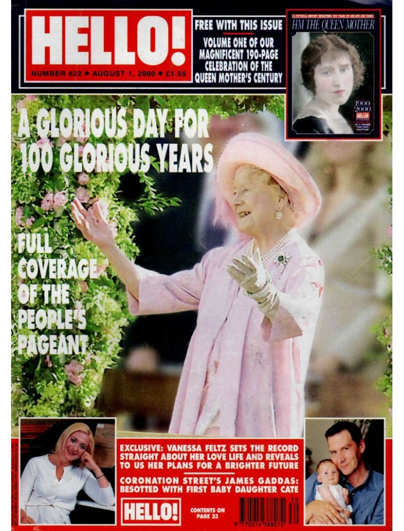 Hello Magazine Issue 622 1st August 2000