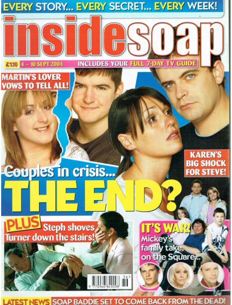 Inside Soap 4th September 2004 Inside Soap 4th September 2004