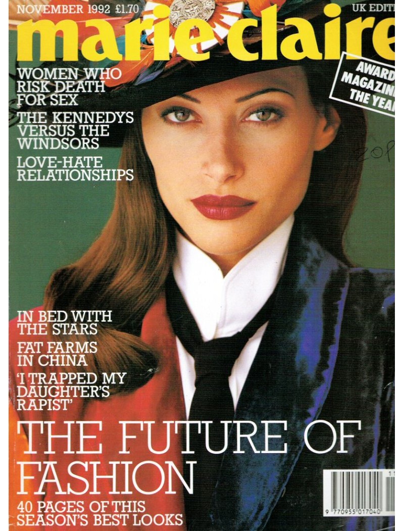 Marie Claire Magazine 1992 November 1992