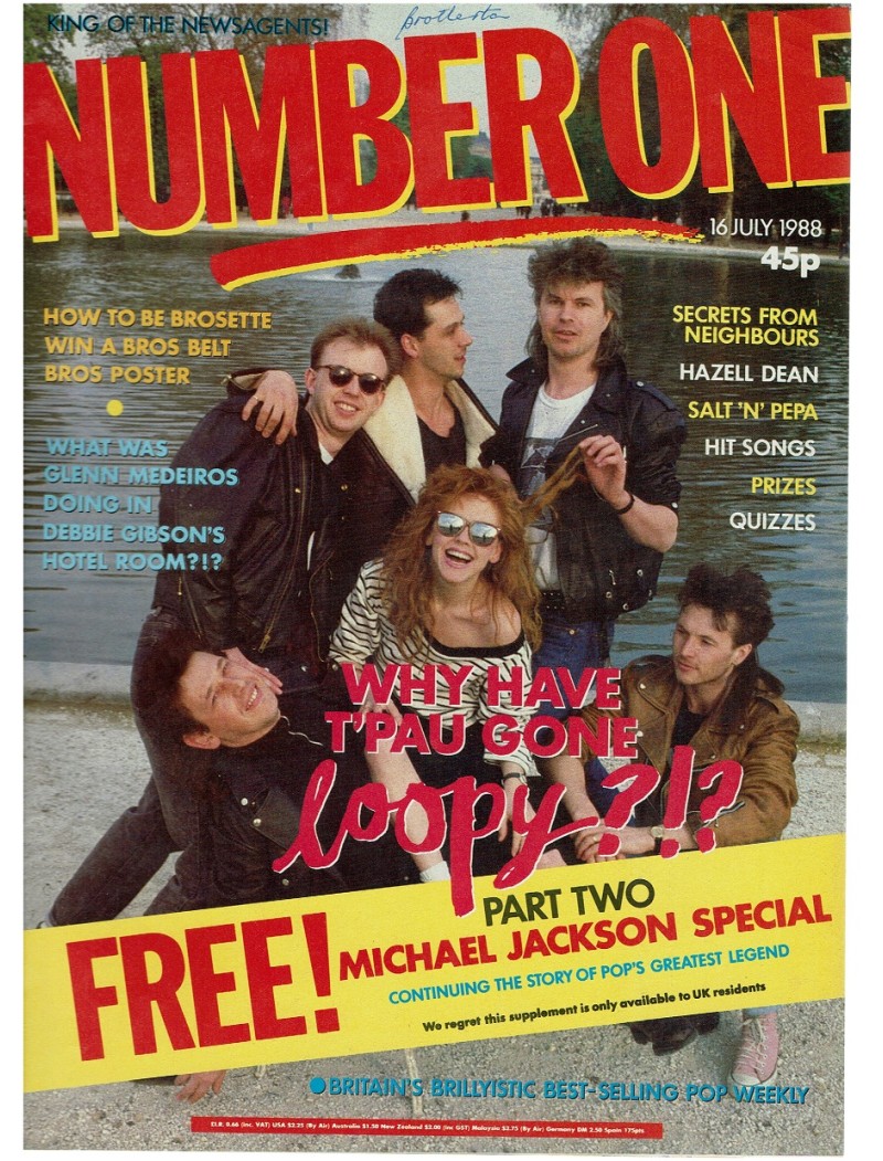 Number One Magazine 1988 16th July 1988 Carol Decker Rick Astley