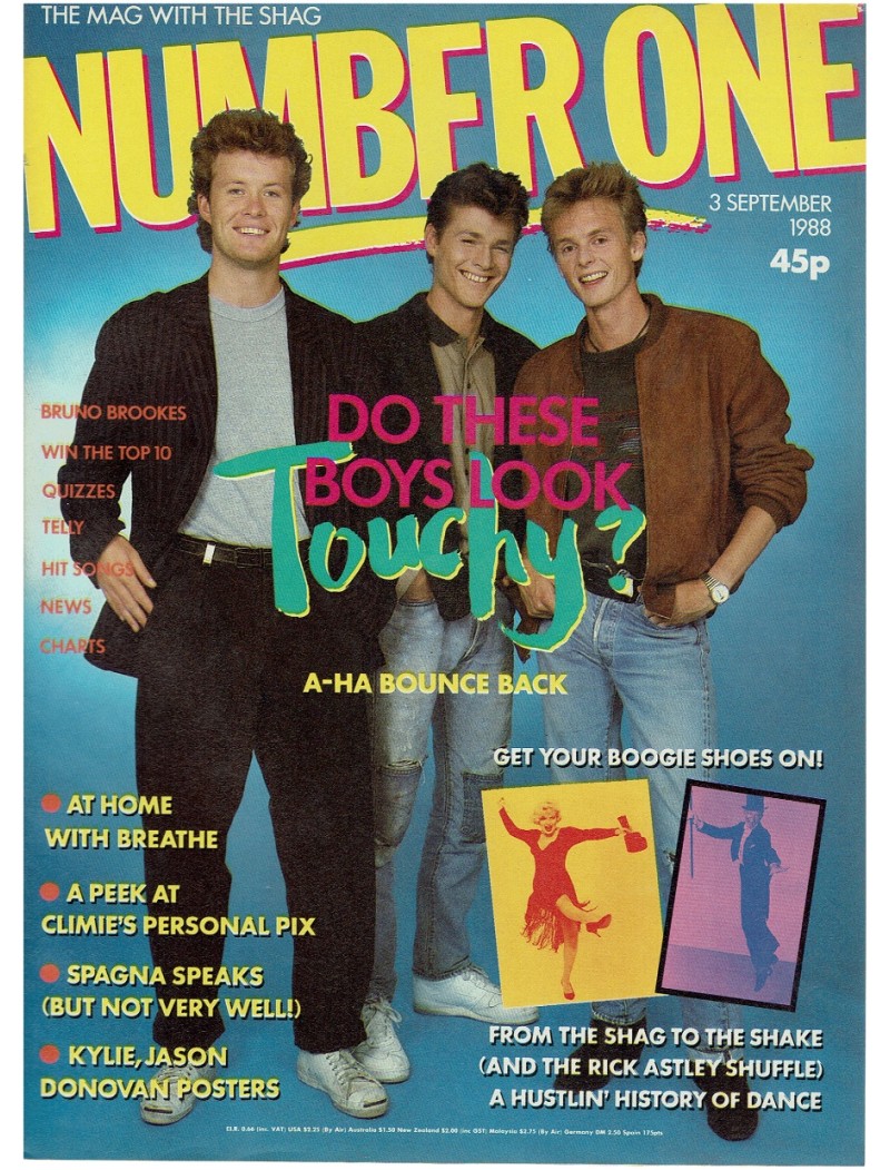 Number One Magazine 1988 3rd September 1988 Aha Duran Duran