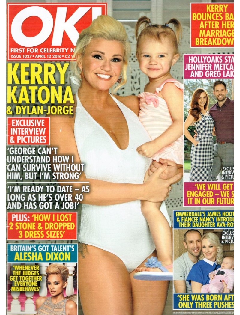 OK Magazine 1027 12th April 2016 Kerry Katona