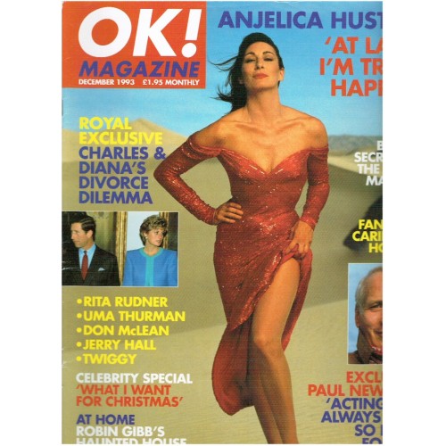 OK Magazine - 1993 12/93 December - Anjelica Huston