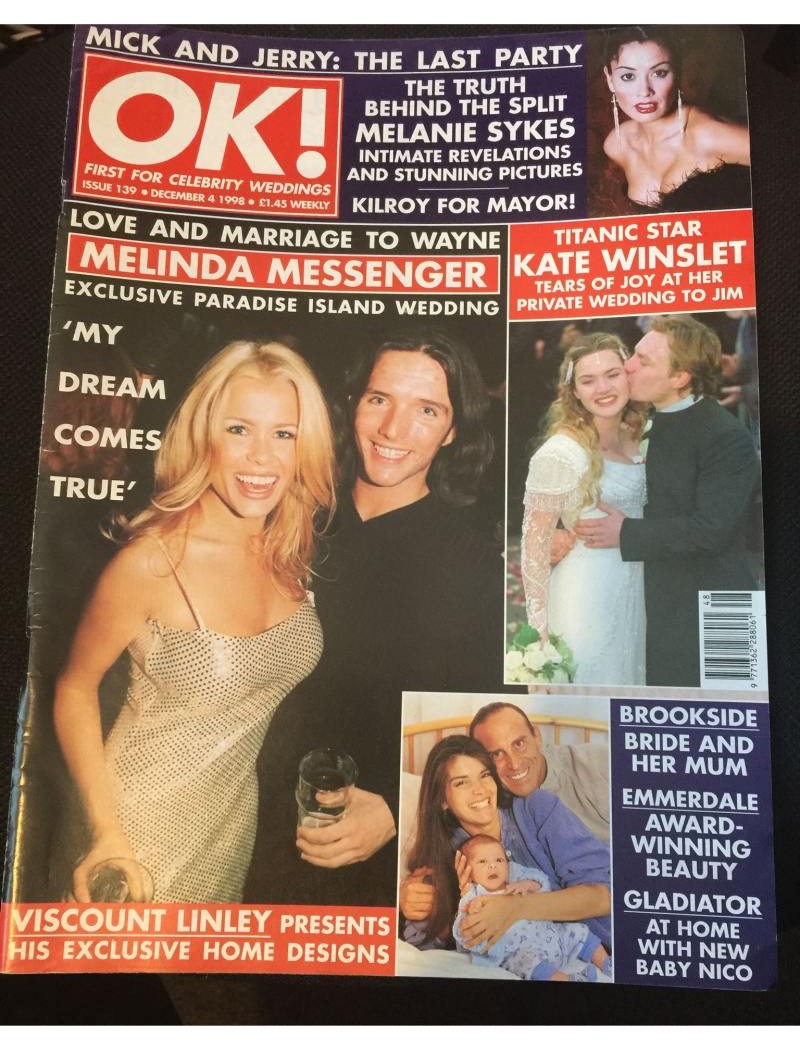 OK Magazine 139 4th December 1998 Melinda Messenger OK Magazine 139 4th December 1998 Melinda Messenger