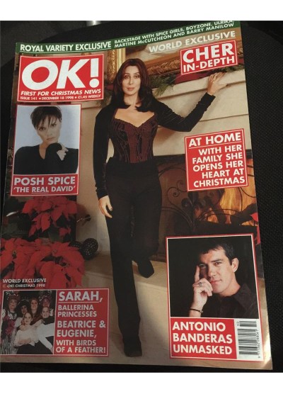 OK Magazine 141 18th December 1998 Cher