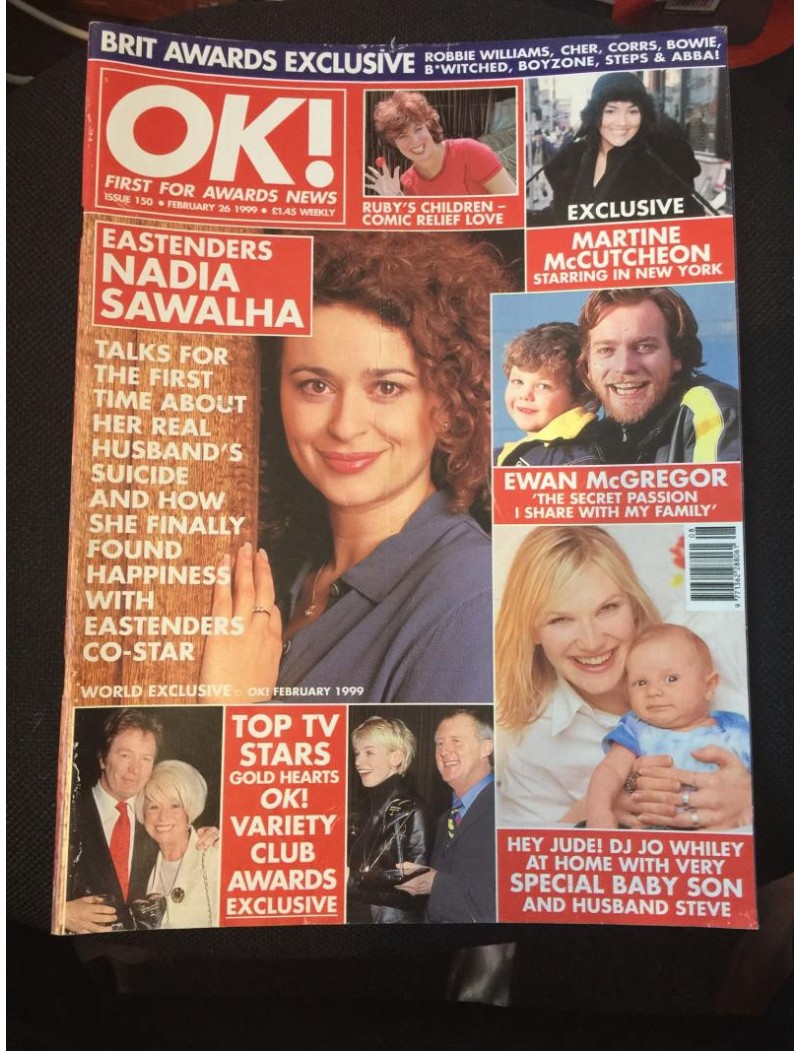 OK Magazine 150 26th February 1999 Nadia Sawalha OK Magazine 150 26th February 1999 Nadia Sawalha