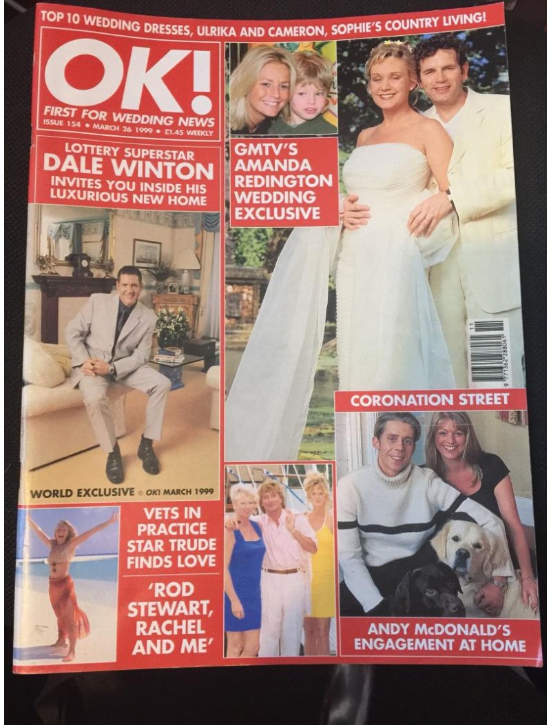 OK Magazine 154 26th March 1999 Dale Winton