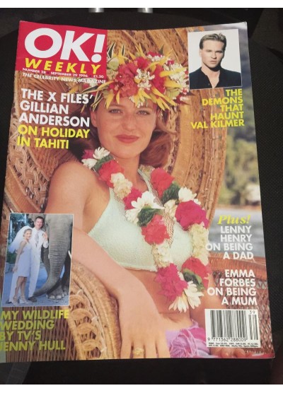 OK Magazine 28 29th September 1996 Gillian Anderson