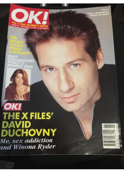 OK Magazine 35 17th November 1996 David Duchovny