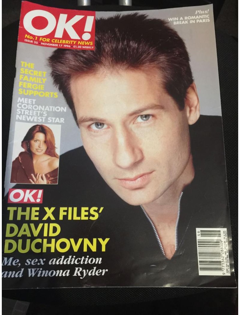 OK Magazine 35 17th November 1996 David Duchovny OK Magazine 35 17th November 1996 David Duchovny