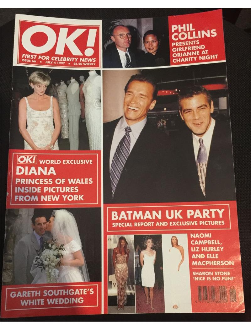 OK Magazine 66 4th July 1997 Sharon Stone