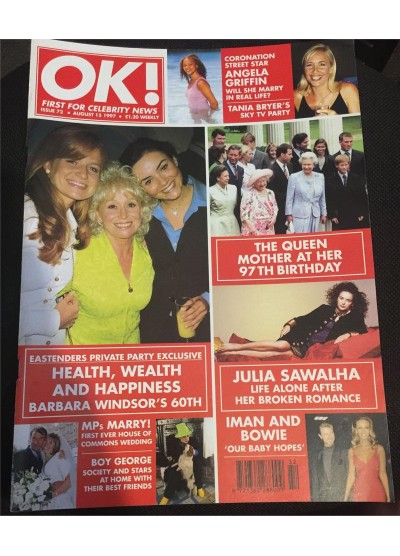 OK Magazine 72 15th August 1997 Julia Sawalha