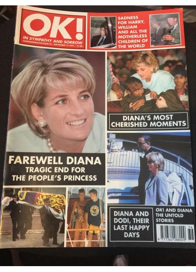 OK Magazine 76 12th September 1997 Princess Diana
