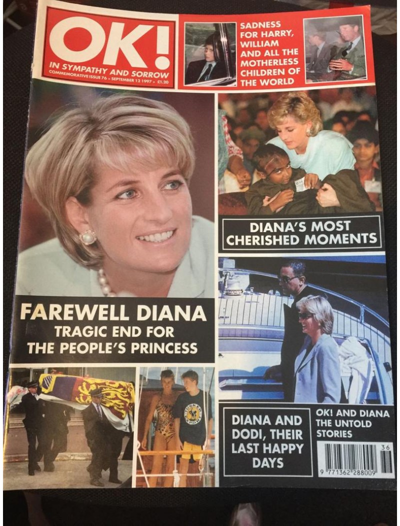 OK Magazine 76 12th September 1997 Princess Diana OK Magazine 76 12th September 1997 Princess Diana