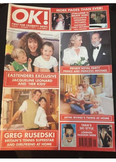 OK Magazine 81 17th Otober 1997 Tara Palmer Tomkinson