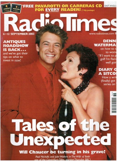 Radio Times Magazine 6th September 2003