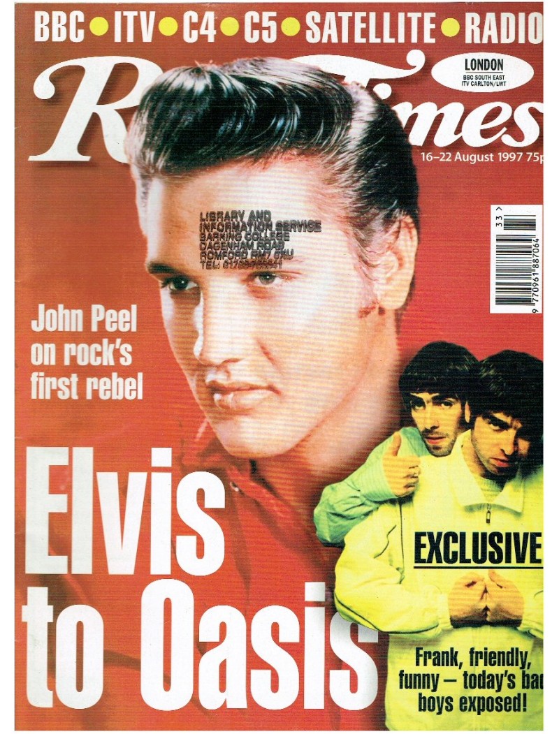 Radio Times Magazine 16th August 1997 Radio Times Magazine 16th August 1997
