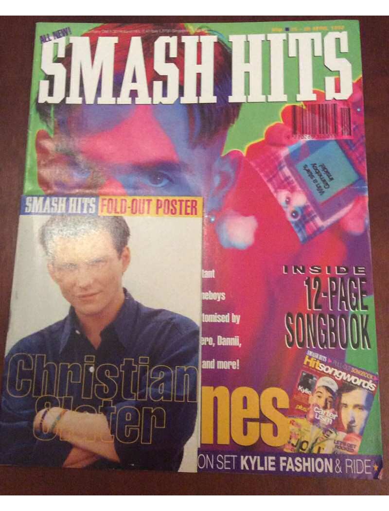 Smash Hits Magazine - 1992 15/04/92 Smash Hits Magazine - 1992 15/04/92