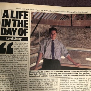 Sunday Times Magazine 1987 6th September 1987