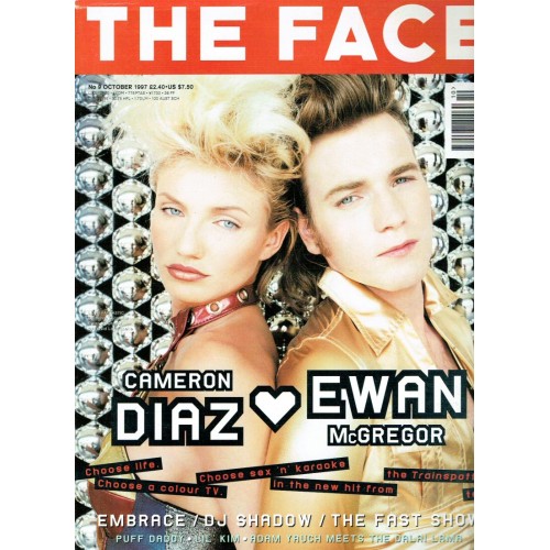 The Face Magazine 1997 10/97 Ewan McGregor & Cameron Diaz