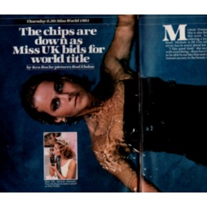 TV Times Magazine 7th November 1981 Michele Donnelly Julia Morley Miss World Ali McGraw