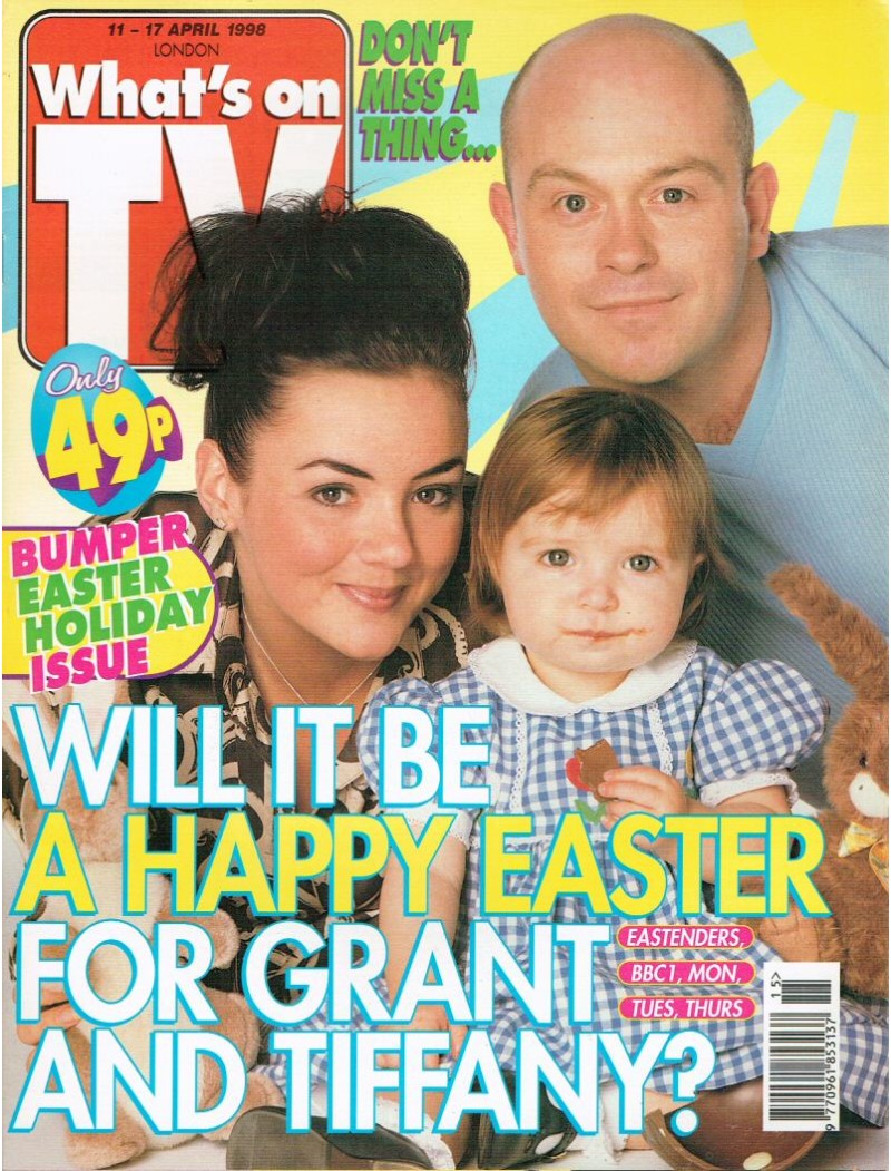 Whats on TV Magazine 11th April 1998 Whats on TV Magazine 11th April 1998
