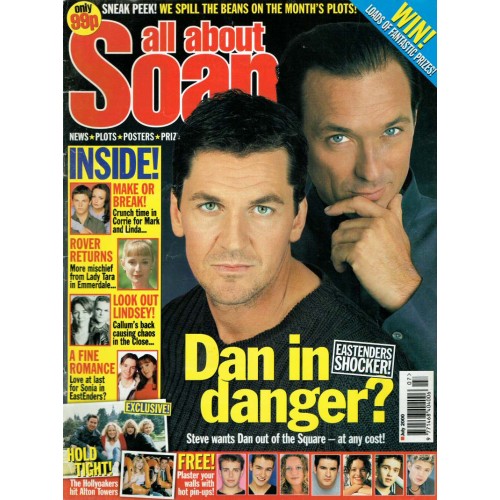 All About Soap Magazine - 010 - July 2000 Martin Kemp Hollyoaks Natalie Cassidy Jack Ryder