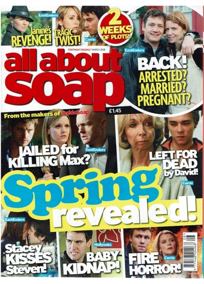 All About Soap Magazine - 160 - 23/02/2008 23rd February 2008