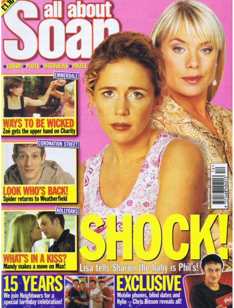 All About Soap - 027 - 17th November 2001 Lucy Benjamin Emma Atkins Hollyoaks Neighbours Night & Day All About Soap - 027 - 17th November 2001 Lucy Benjamin Emma Atkins Hollyoaks Neighbours Night & Day