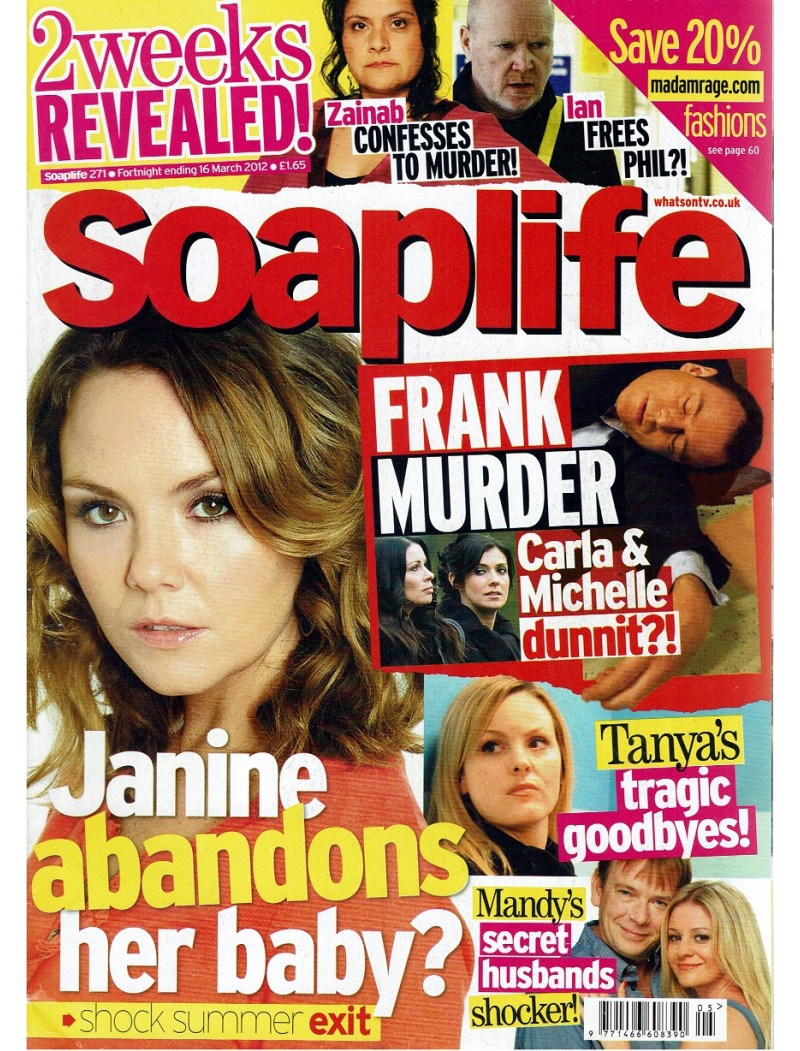 Soaplife Magazine Issue 271 3rd March 2012