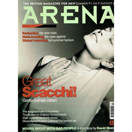 Arena Magazine 1991 07/91 Greta Scacchi