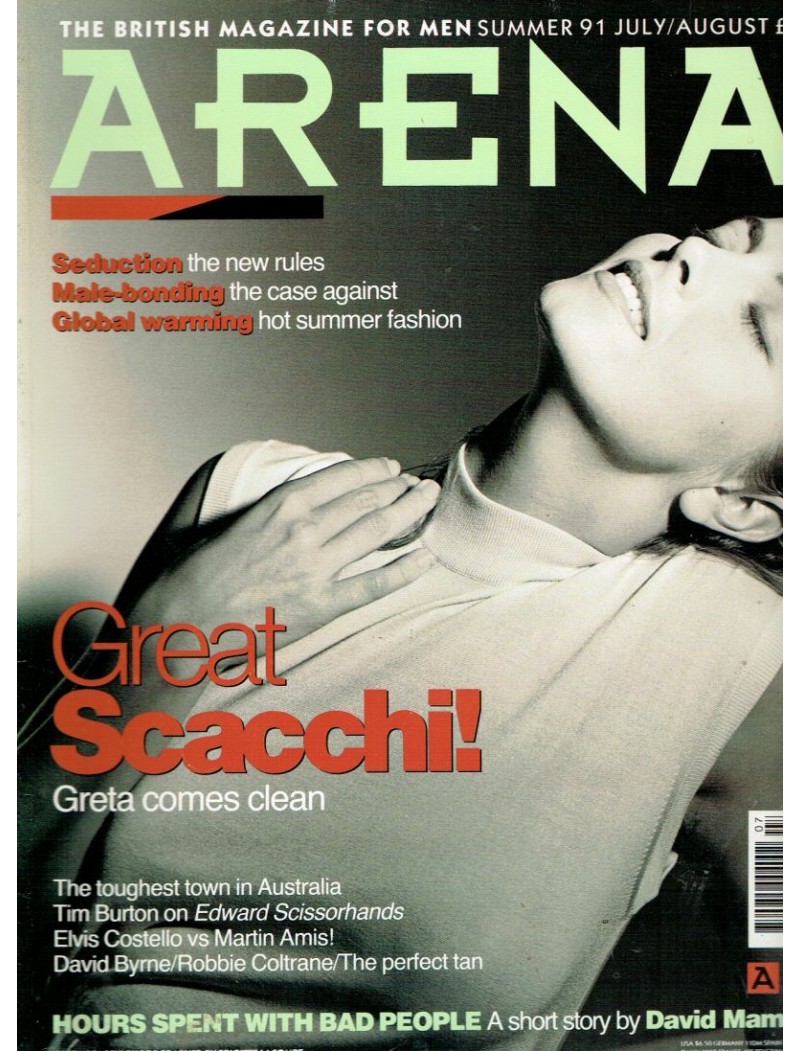 Arena Magazine 1991 07/91 July 1991 Greta Scacchi