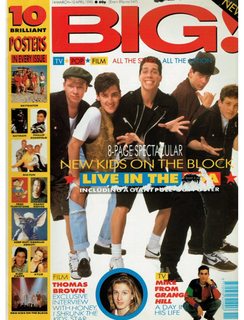 Big Magazine 1990 14/03/90 New Kids on the Block Big Magazine 1990 14/03/90 New Kids on the Block