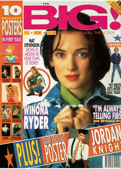 Big Magazine 1991 22/05/91 Winona Ryder