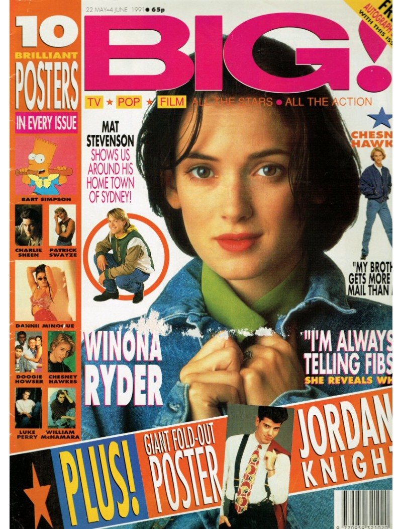 Big Magazine 1991 22/05/91 Winona Ryder