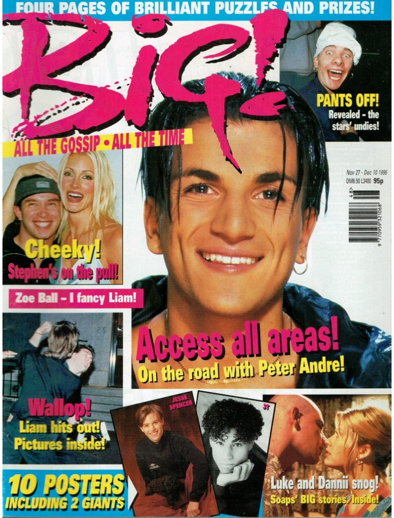 Big Magazine 1996 27/11/96 Peter Andre