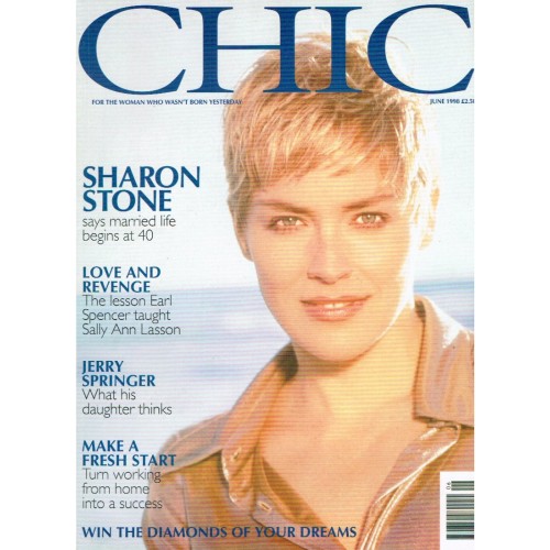 Chic Magazine 1998 06/98 Sharon Stone