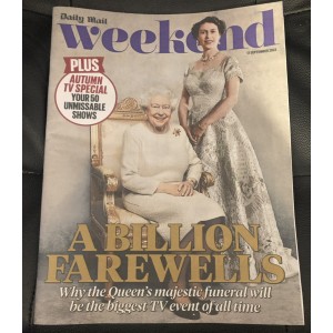 DAILY MAIL NEWSPAPER 17th September 2022 THE QUEEN